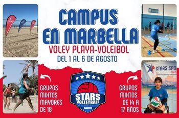 Campus de verano de Voleibol y Voley Playa en Marbella