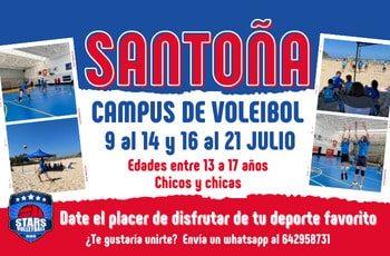 Campus de voleibol y voley playa en Santoña